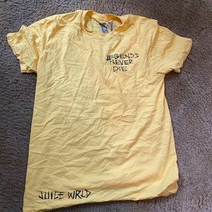 Vlone juice world collection T shirt yellow